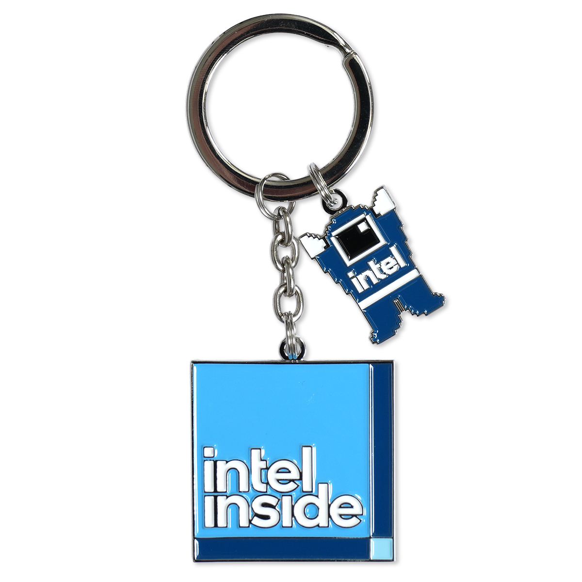 Intel Inside Key Tag with Bunny Person Charm